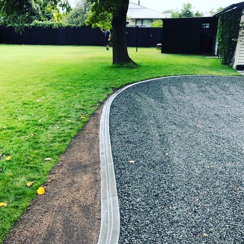 Concrete curbing job 2