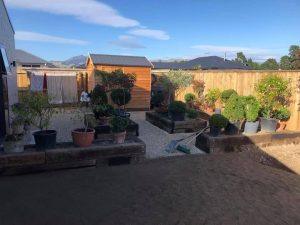 Garden beds and area